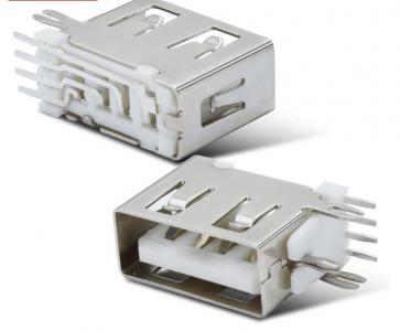 నిటారుగా డిప్ 90 A ఫిమేల్ USB కనెక్టర్లు L10mm KLS1-1822